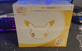 Pokemon Sammelkarten Top-Trainer-Box 30Jahre original DE 1.-