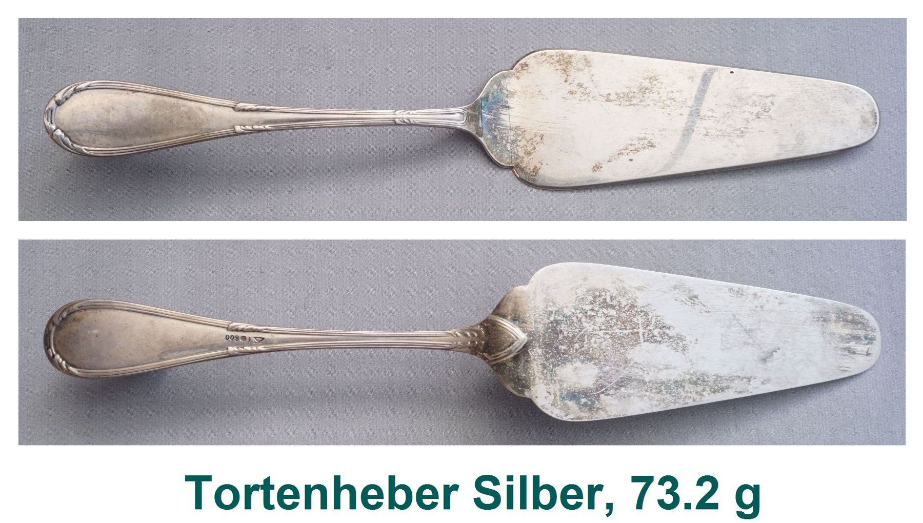Jezler Set di posate: Tortenheber Silber, 73.2 g – Usato da Flamatt venduto da samowarow