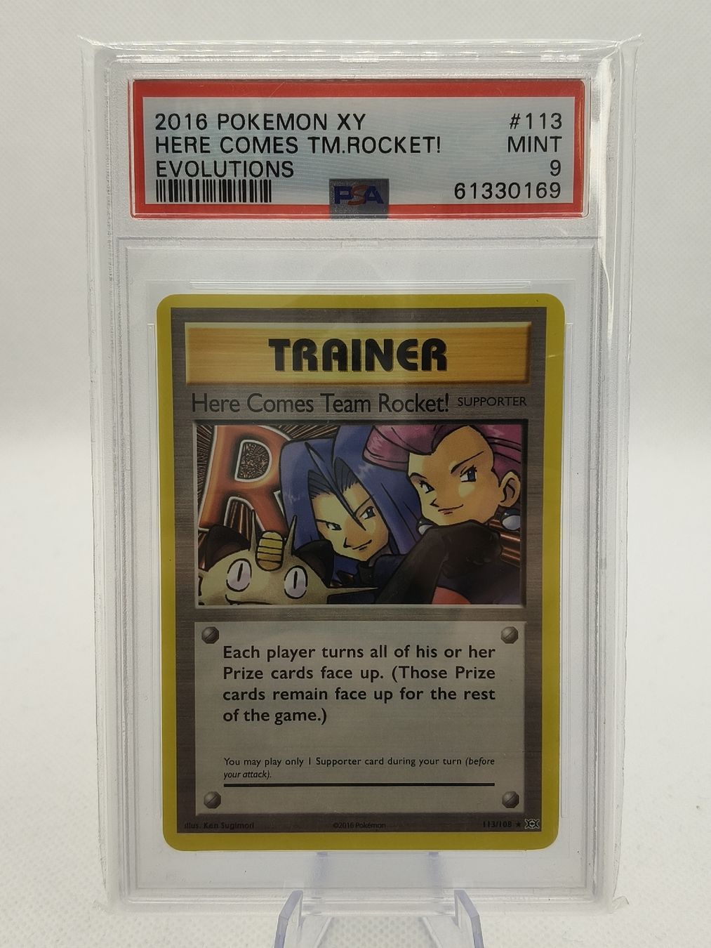 Pokémon Carte collezionabili: Here comes Team Rocket PSA 9 in EN – Nuovo (secondo la descrizione) da Wallbach venduto da lexxtrack