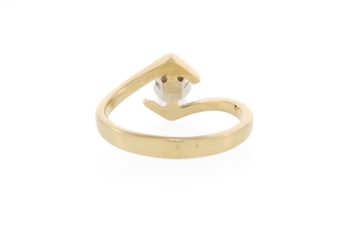 Anelli: Bague or 18k diamant solitaire – Usato da Versoix venduto da tem_f7yk 2
