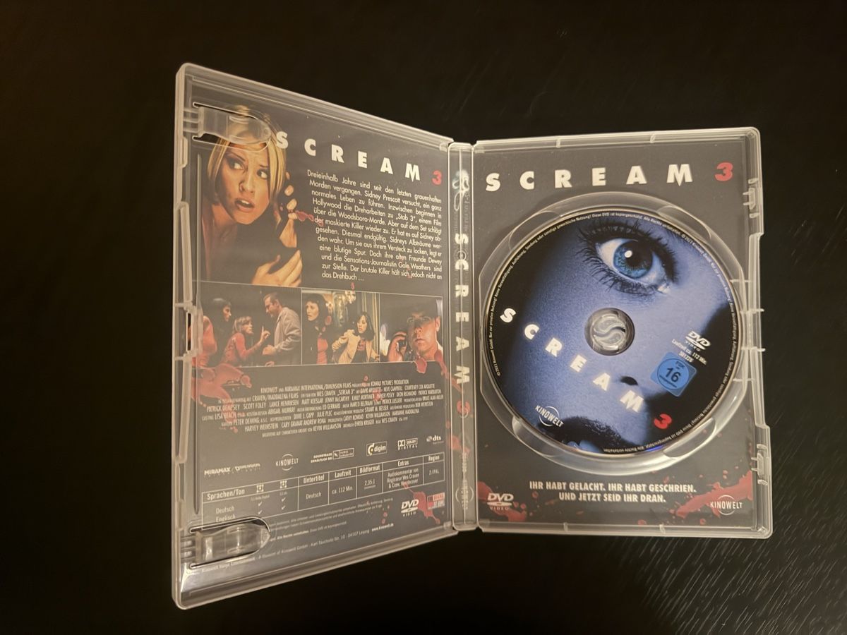 Tutti i DVDs: Scream 3 guter Zustand – Usato da Lausen venduto da EisAmStiel94 2