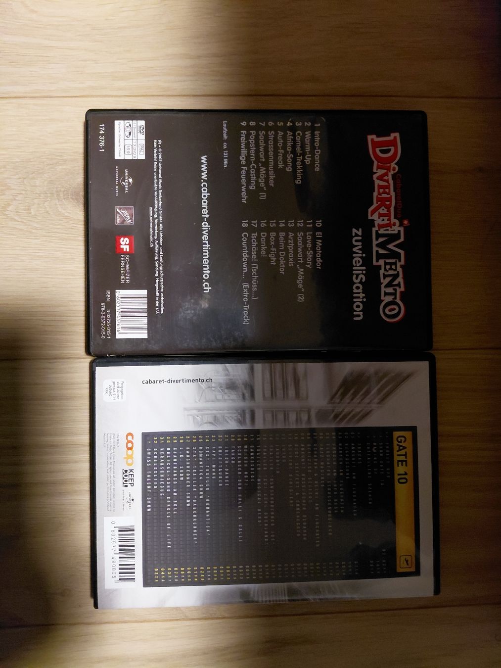 Tutti i DVDs: Divertimento 2 DVDs - Zueivilisation + Gate 10 - – Usato da Heimberg venduto da 19BERN31 1