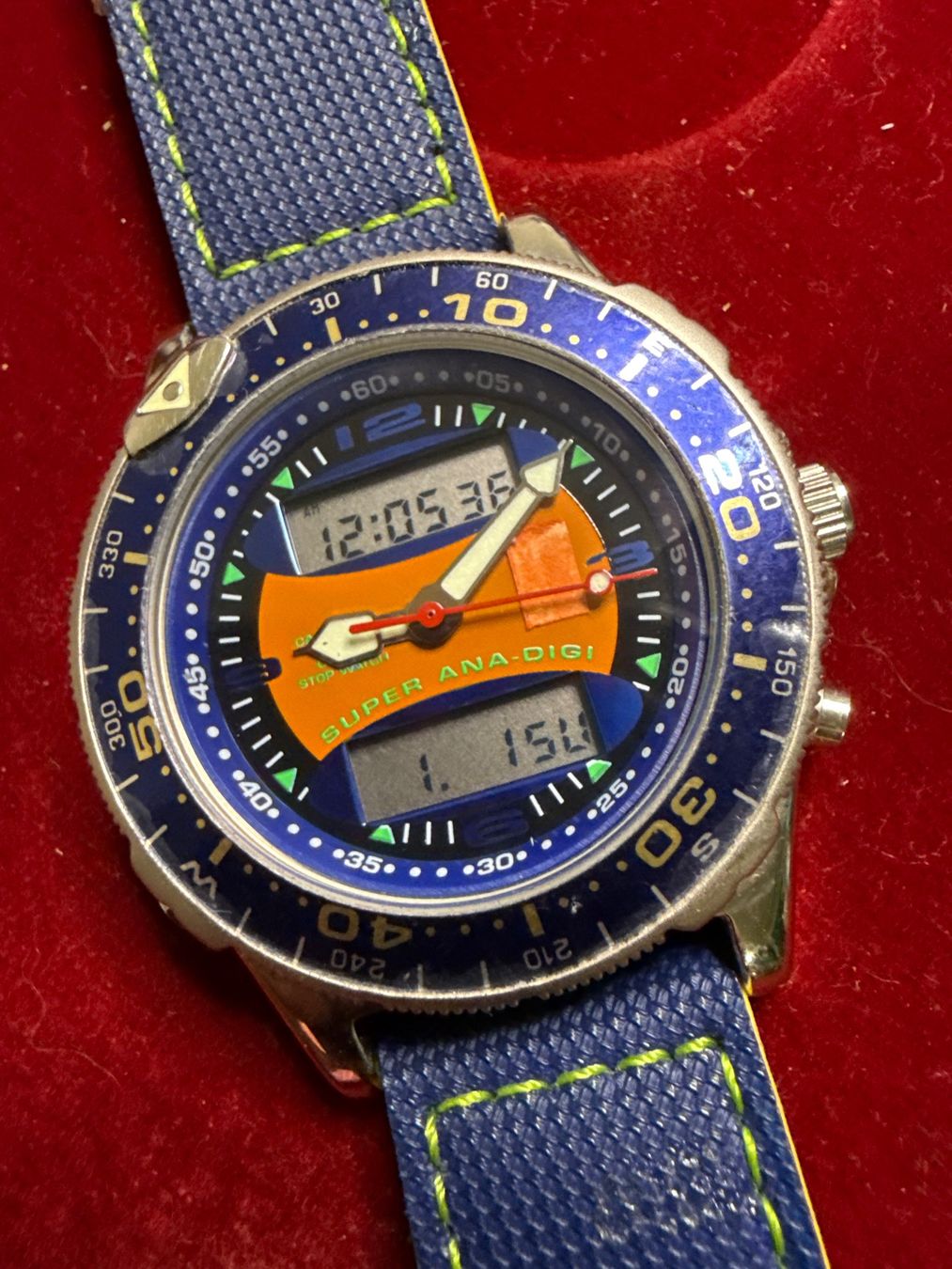 Uhren: Time Force Super AnaDigi 40 mm Nos – Neu (gemäss Beschreibung) aus Pfeffingen von Allhandelklgwatches