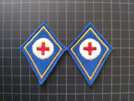 Kragenspiegel Rotkreuzdienst Set Ord. 49