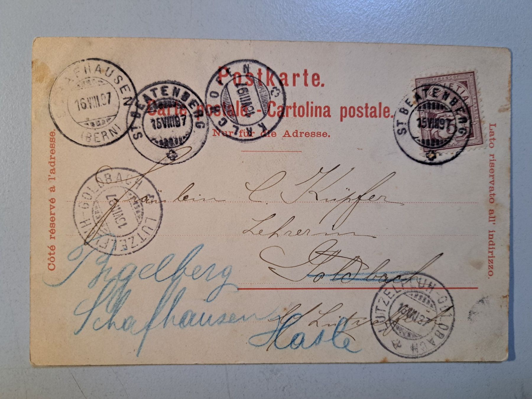 Cartes postales: Beatenberg 1897 - Litho/AK – D'occasion à Kirchberg BE par Soldino 1