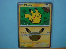 Pokémon Pikachu 034/128     12/30 FR