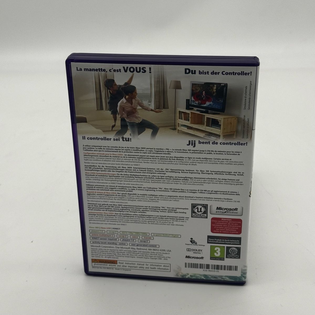 Microsoft Giochi: Xbox 360 Kinect Adventures – Komplett mit Anleitung – Usato da Kloten venduto da Warehouse81 1
