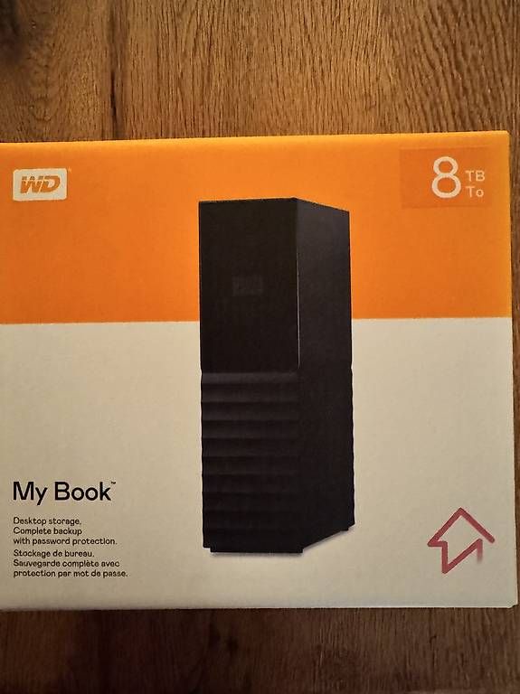 Dischi rigidi: WD My Book 8 TB – Usato da Lütisburg venduto da mel_9bdq
