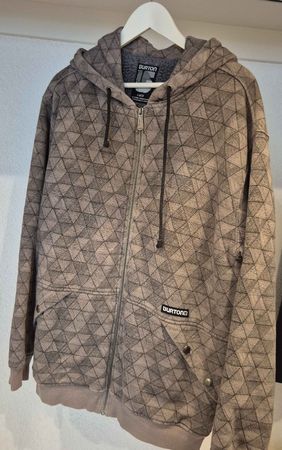 Burton Hoodie mit Muster, Grösse L - Top für den Winter