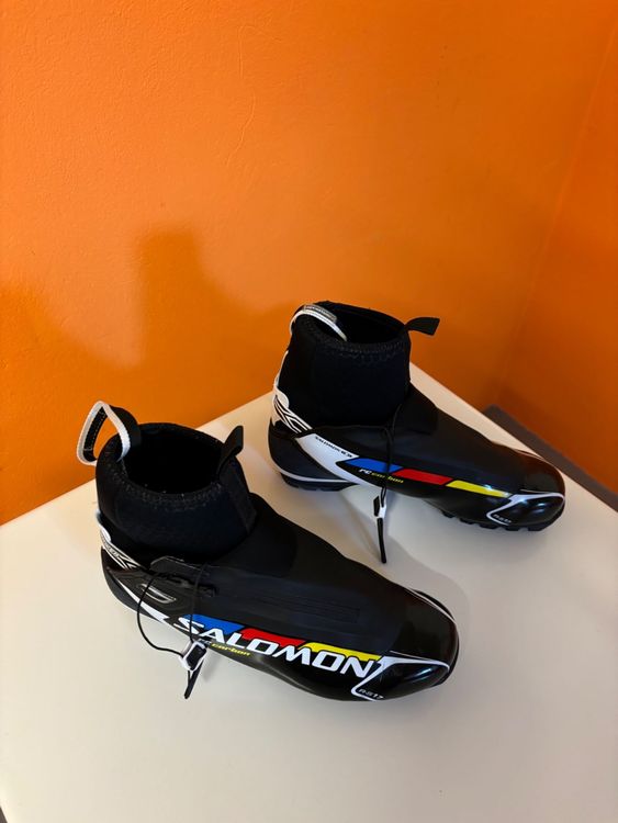 Fischer Sci: Fischer Langlaufski, Stöcke exel, Schuhe Salomon – Usato da Bern venduto da raumsicht 1