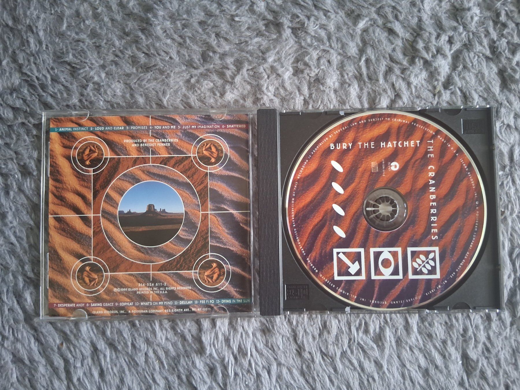 CD: THE CRANBERRIES     BURY THE HATCHET     CD – Usato da Wetzikon ZH venduto da Ramones01 2