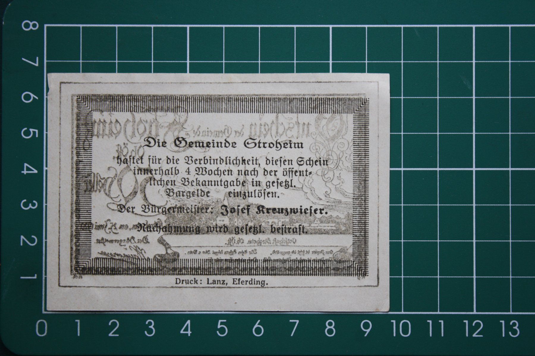 Banconote: currency voucher austria stroheim 50 heller 1920 – Nuovo (secondo la descrizione) da Laupen BE venduto da Gufi57 1