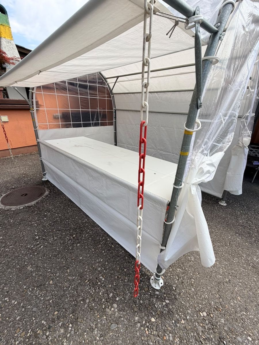 Sonstiges für Firmenanlässe & Parties: Marktstand Festzelt Verkaufsstand mit Dach – Gebraucht aus Lohn-Ammannsegg von Lancer98 6