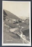 LANGWIES im Prättigau, 1927 Stempel Davos Platz, Fotokarte