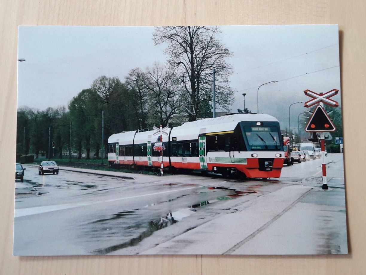 Ansichtskarten: Carte postale : TRN rame "Nina" RBe 527 321 à Fleurier – Gebraucht aus Buttes von Cafe2005