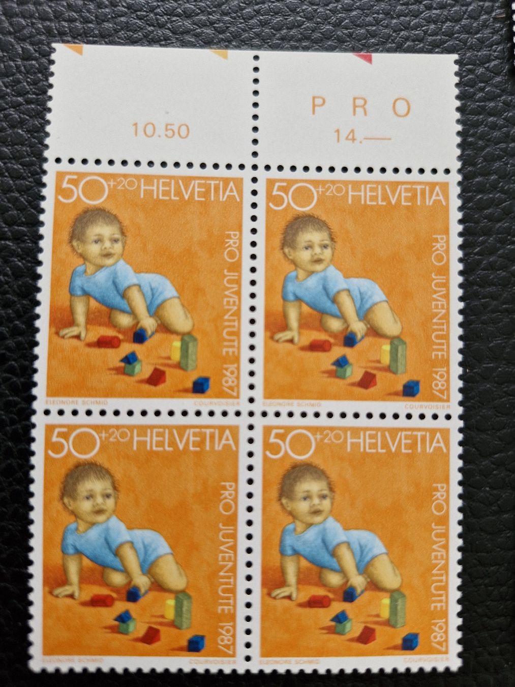 Tutti i francobolli: Pro Juventute 1987, Viererblock, Top! postfrisch – Nuovo (secondo la descrizione) da Frauenfeld venduto da Kasico 3
