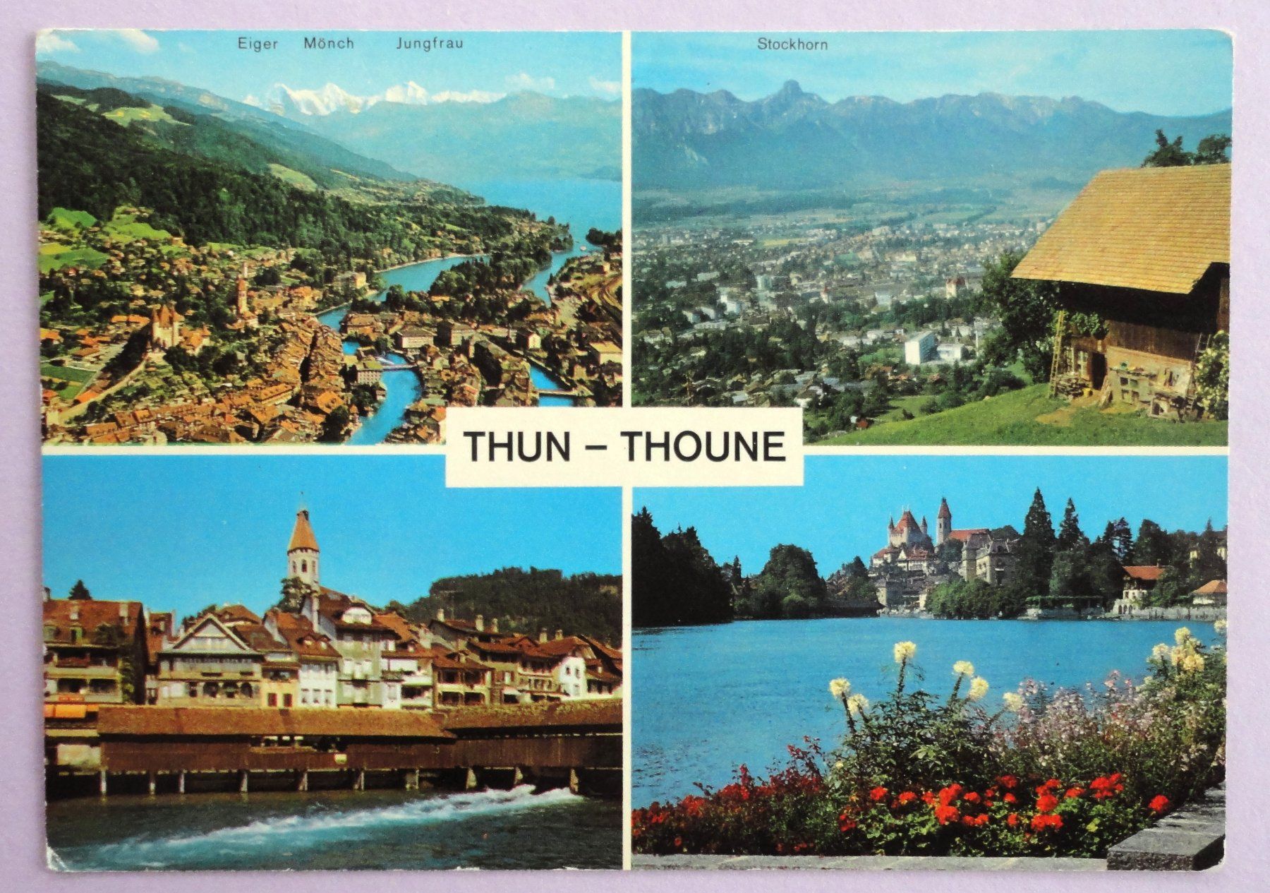 Cartoline postali: Thun - Thoune – Usato da Fétigny venduto da Billy2miny