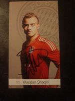 Xherdan Shaqiri - signierte Bayern München Autogrammkarte