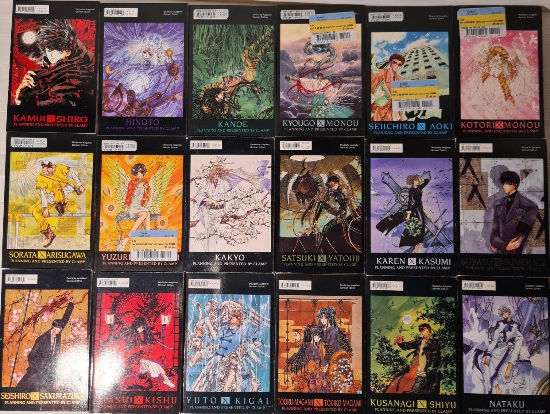 Fumetti: X-Clamp 1 bis 18 - Manga – Usato da Münchenstein venduto da vitalfit 1
