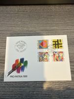 Pro Patria Briefmarken-Ersttagsbrief 1991, ungebraucht Top!