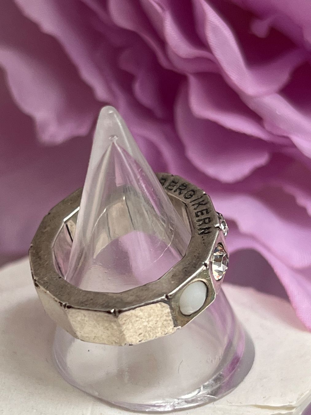 Dyrberg/Kern Anelli: Schöne funkelnder Ring Dyrberg Kern – Usato da Seon venduto da Sunny-Schmuck78 1