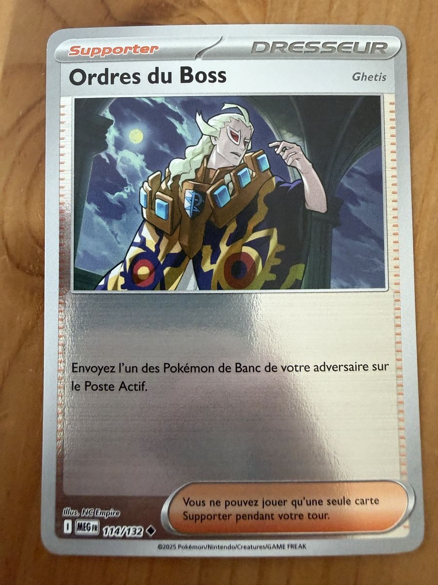 Pokémon Carte collezionabili: Ordres du Boss (MEG114) – Nuovo (secondo la descrizione) da Vevey venduto da Matx