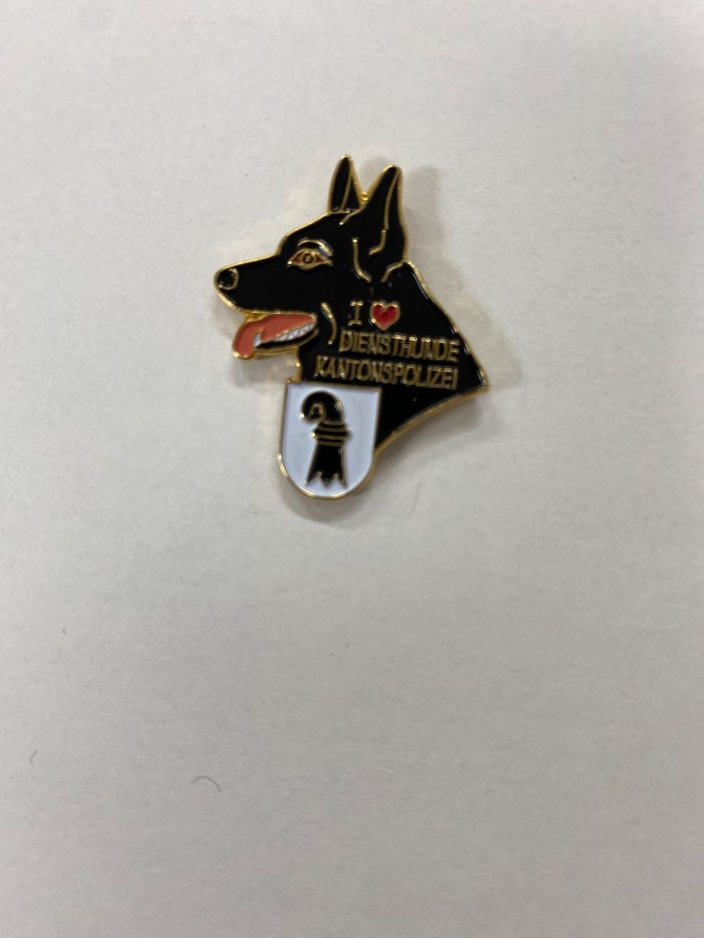 Plaketten & Abzeichen: Pin Hundeführer Kantonspolizei Basel Stadt – Gebraucht aus Schaan von Auring61