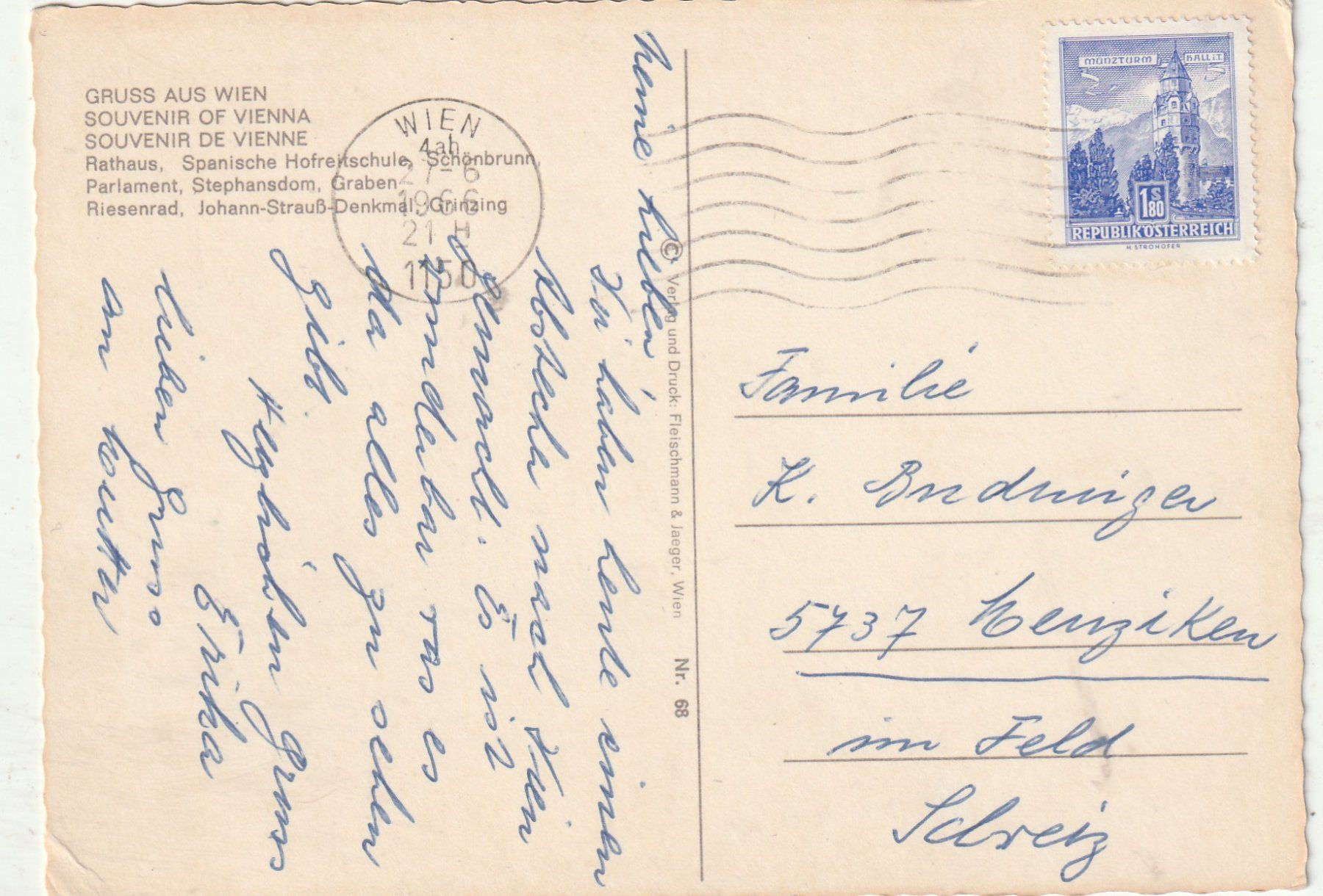 Cartes postales: Wien MBK – D'occasion à Lumbrein par made02 1