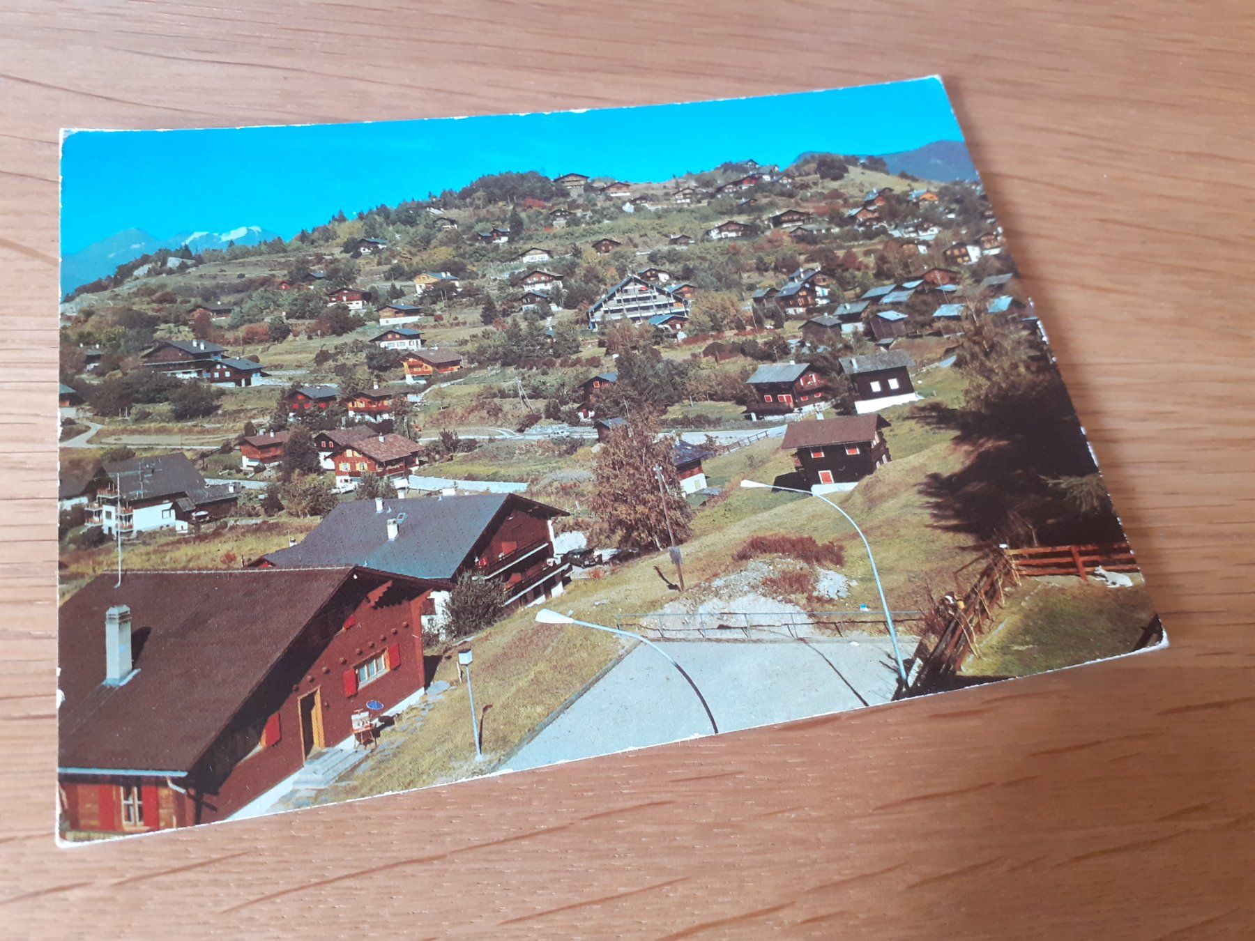 Cartoline postali: CHALETS à VERCORIN - 1979 – Usato da Winterthur venduto da Ornyx7