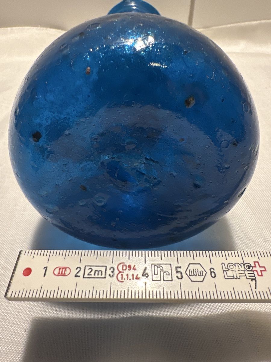 Vasi & Recipienti: Blaue Glasvase,  Vintage Deko – Usato da Zürich venduto da Chaeffeler 3