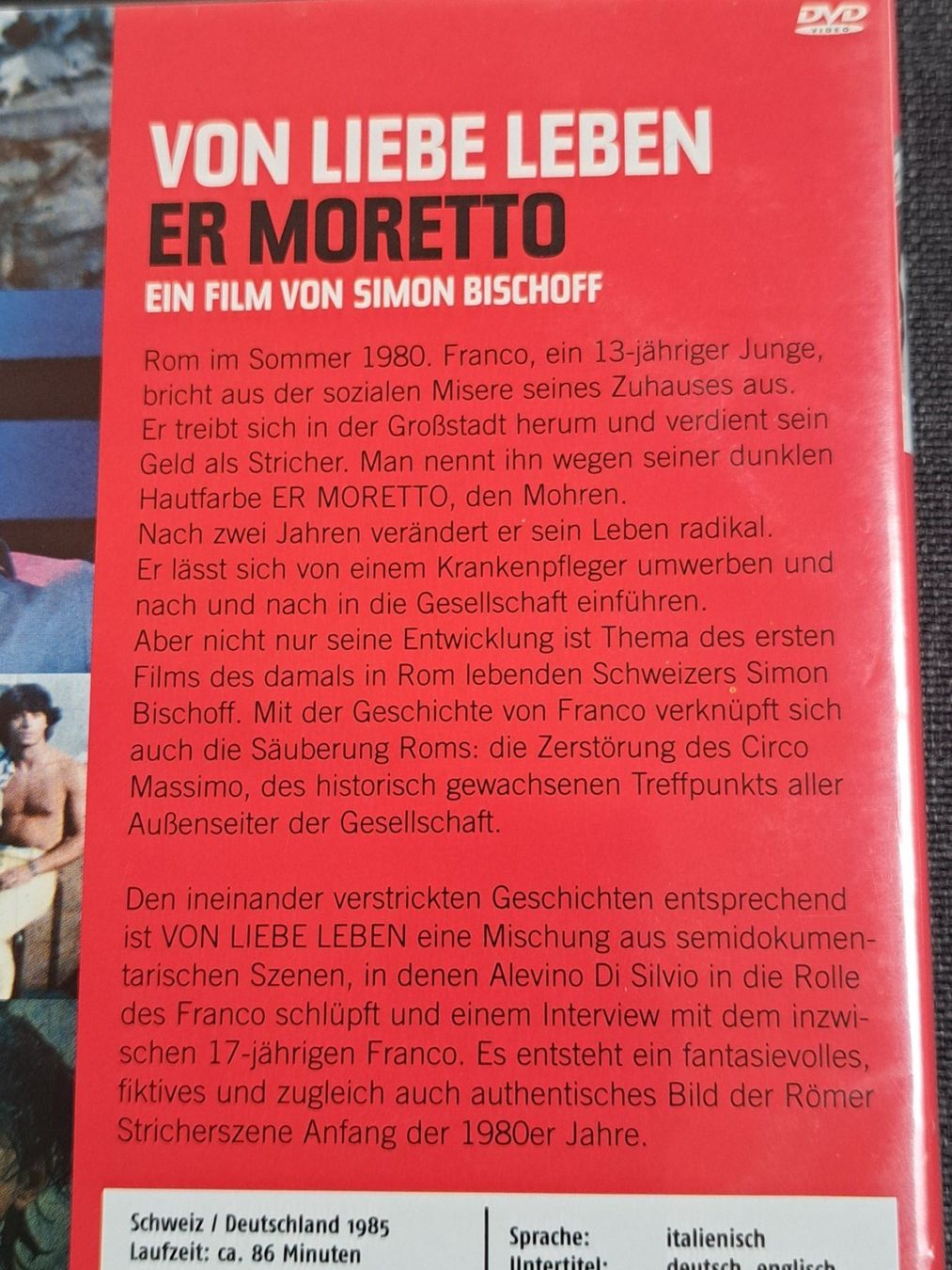 Tutti i DVDs: DVD Er Moretto, Von Liebe leben, Schweizer Queer-Cinema – Nuovo (secondo la descrizione) da Unterseen venduto da Kanica 3