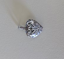 Filigraner Herz Anhänger aus 925 Sterling Silber