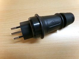 Stecker Typ13 IP55 schwarz
