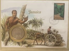 Münzbrief Jamaica 1982