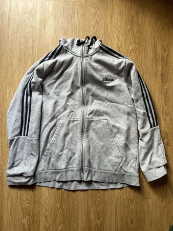Hoodie Adidas grau Grösse L 