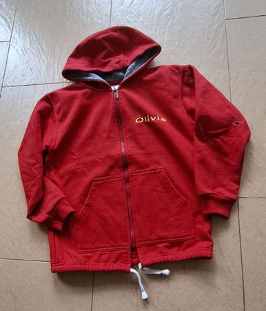 Kapuzenjacke rot Apple für Mädchen 10 Jahre / ca  140