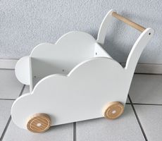 VERBAUDET 🩷 Fahrbare Spielzeugkiste ,,Wolke“ Spielzeugwagen