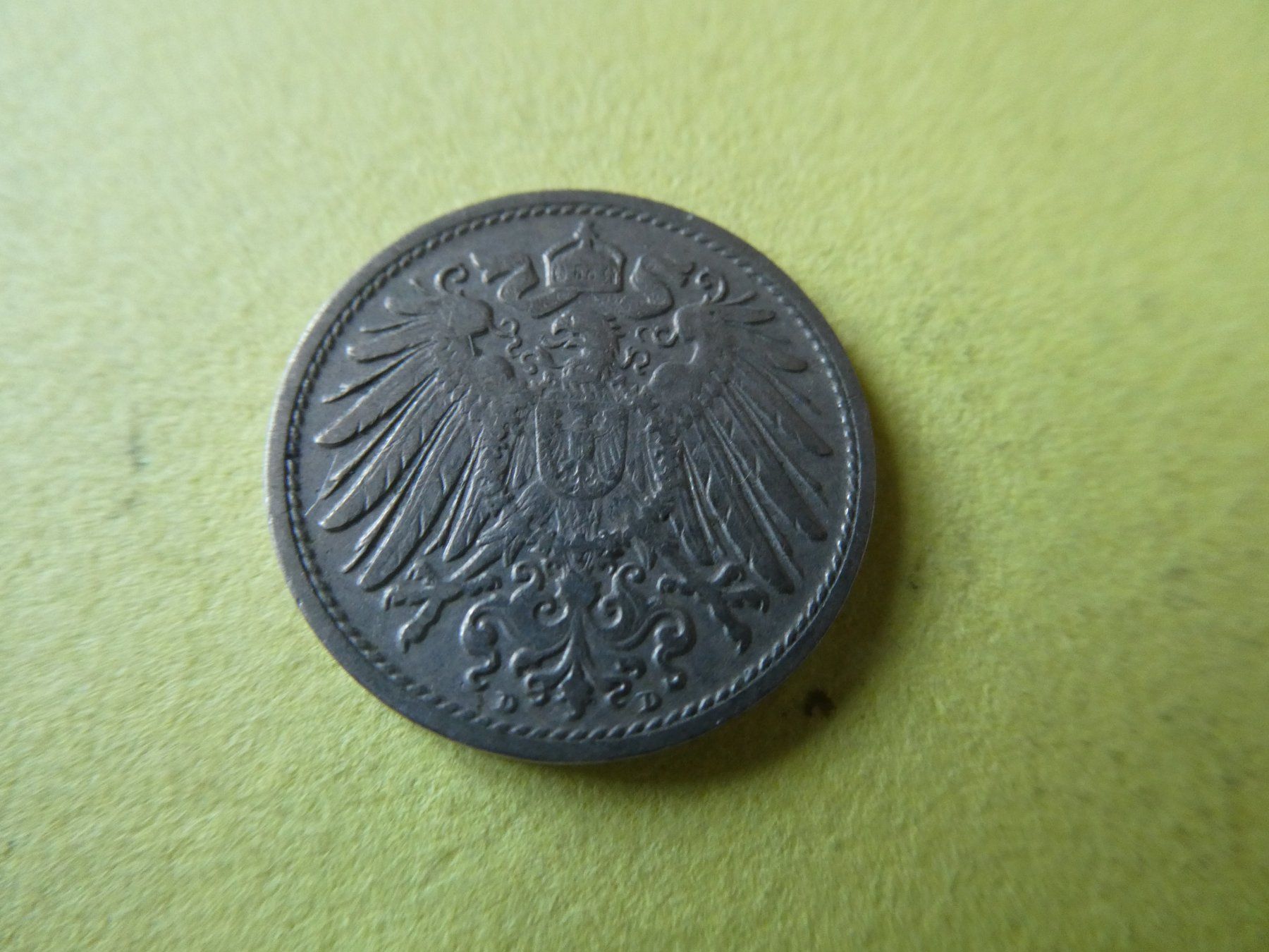 Tutti le monete: Dt. Reich 1908 D, 10 Pfennig – Usato da Hinterforst venduto da Rohusri 1