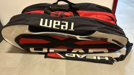 Head Tennistasche Team, gross, rot/schwarz