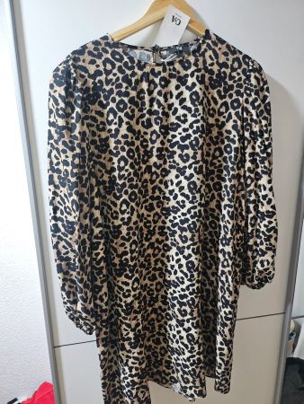 Mini Kleid im Leo Print gr 46 von C&A