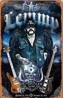 Motörhead / Lemmy Blechschild Metal Rock Band