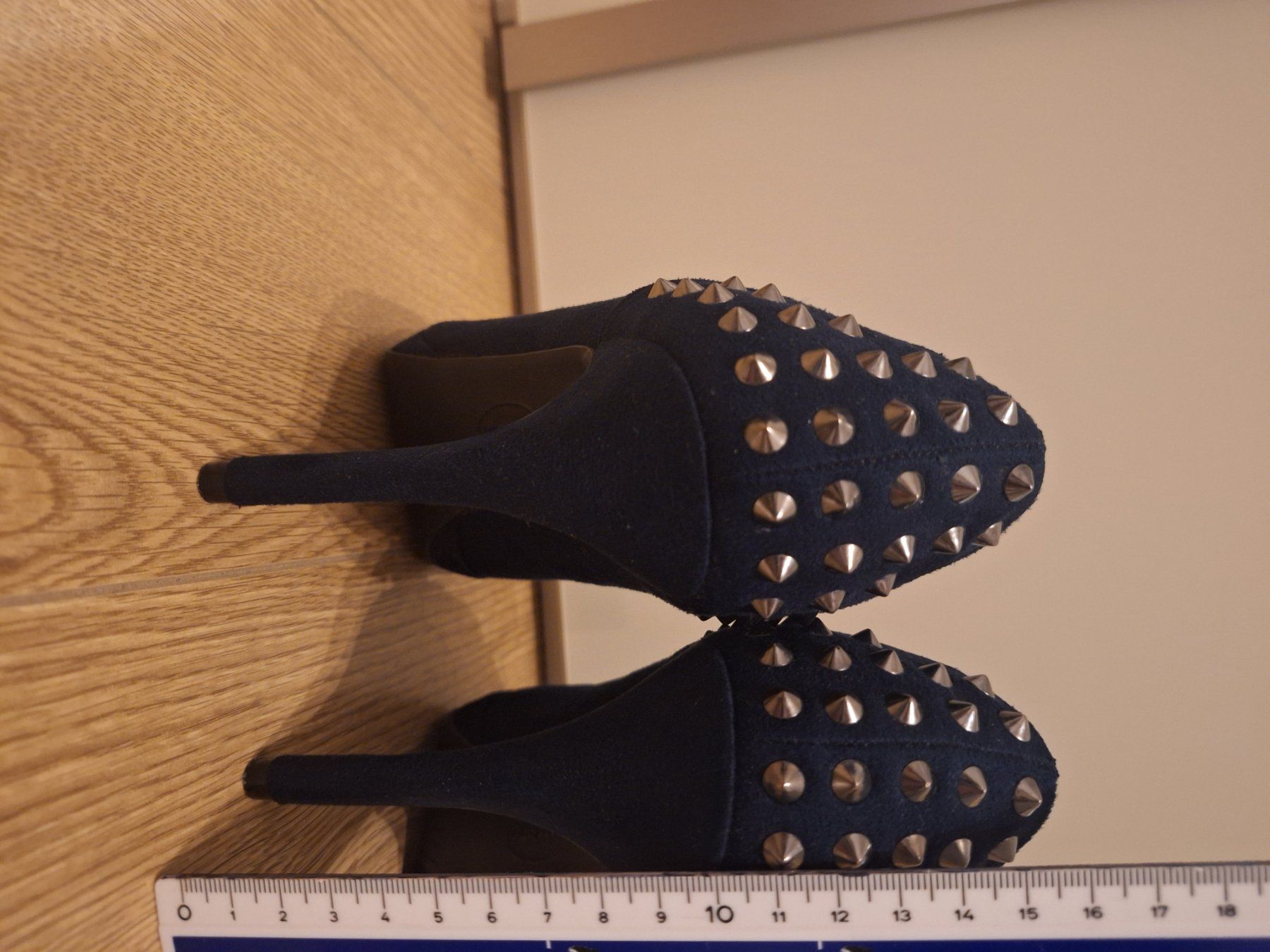 Graceland Scarpe da donna: High Heels dunkelblau mit Nieten – Nuovo (secondo la descrizione) da Wängi venduto da jan_7twg 3