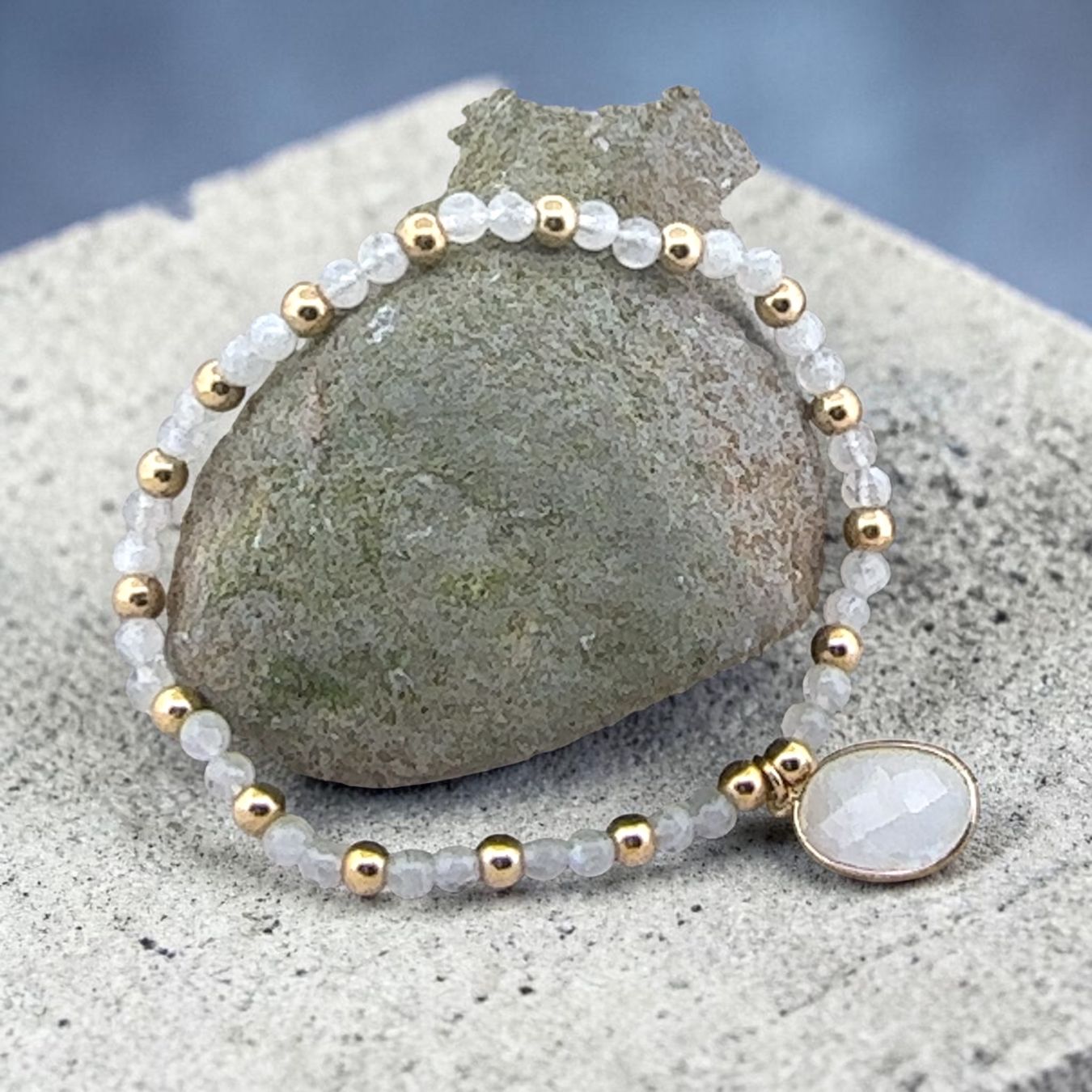 Olga Ribler Bracciali & Braccialetti: Armband aus Mondstein – Nuovo (secondo la descrizione) da Luzern venduto da MonikaS03 1