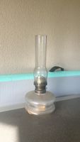 Petroleumlampe aus Glas gebrauchter Zustand