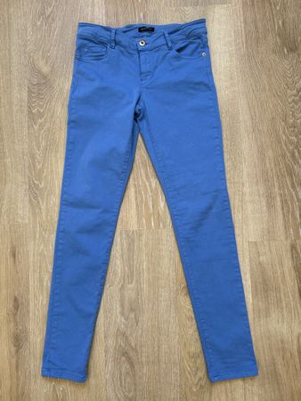 Pantalon skinny stretch bleu clair Massimo Dutti, t.36/S