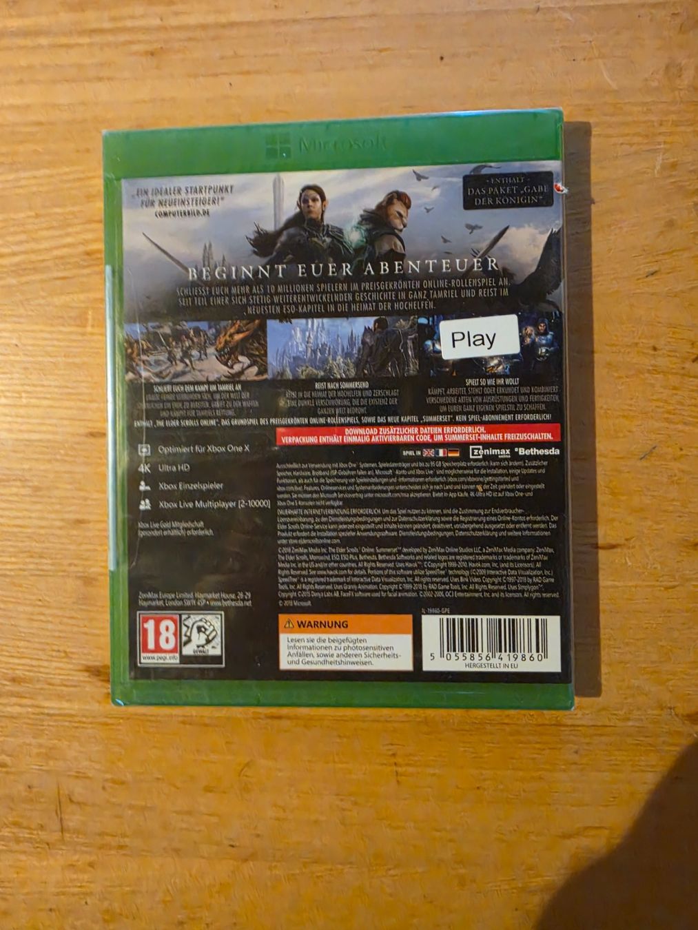 Spiele: Xbox One The Elder Scrolls Online Summerset ab 1.- – Neu und originalverpackt aus triesenberg von wisi369 1
