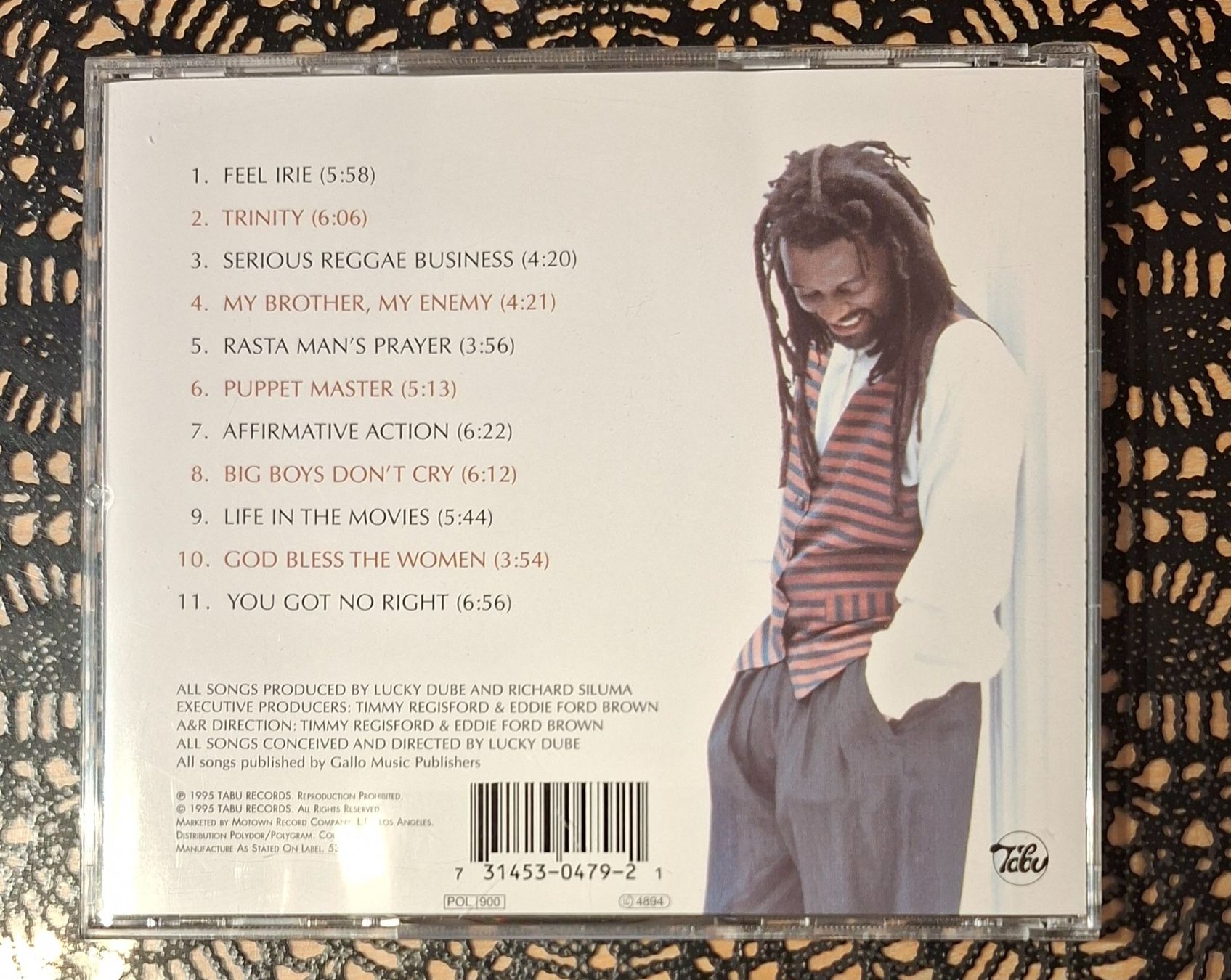 CD: Lucky Dube - Trinity, RSA Reggae CD Album 1995 – Usato da Schönenberg TG venduto da Gregolino76 1