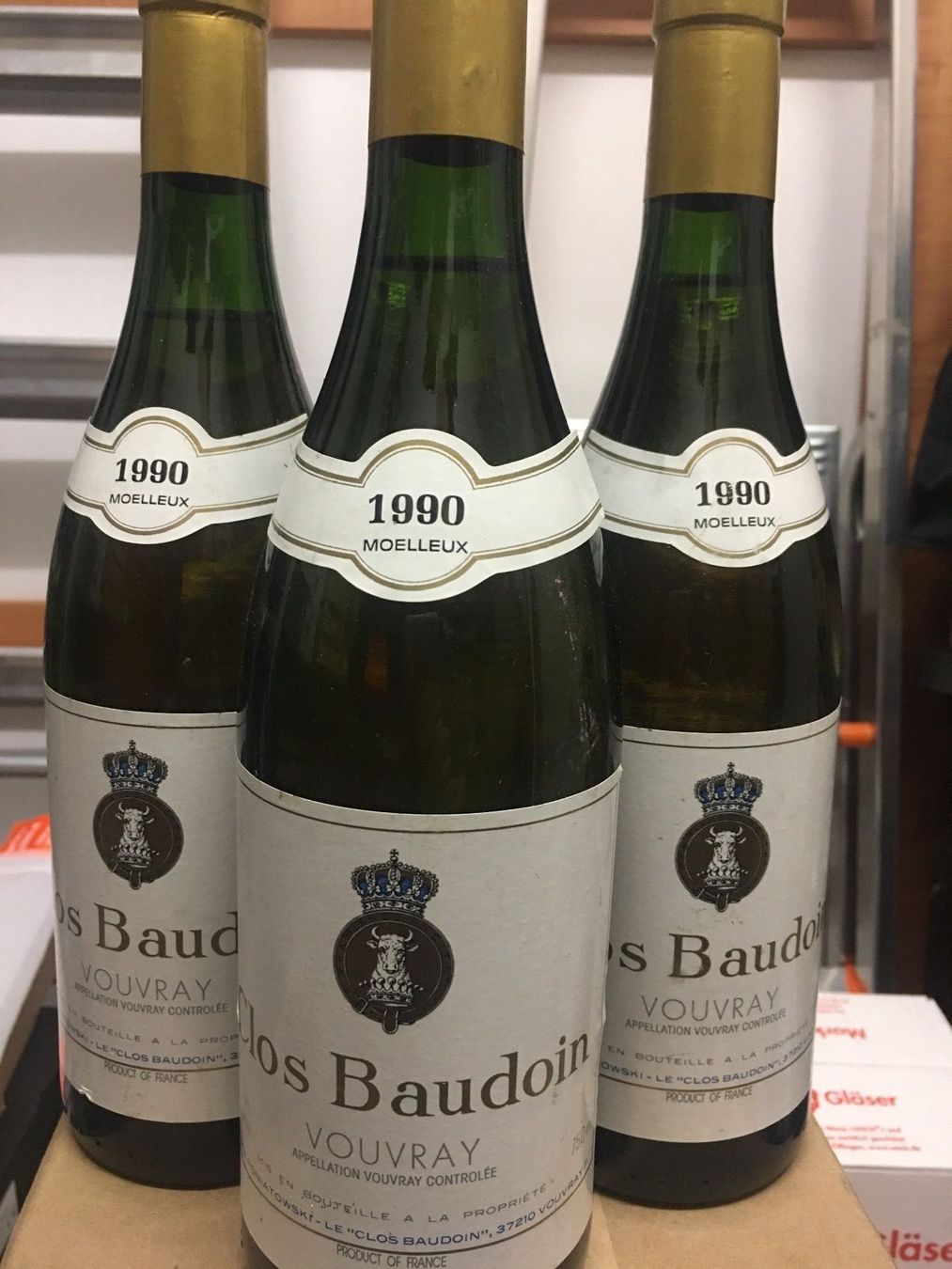 Vino: 3 Clos Baudoin Vouvray 1990 Poniatowski – Nuovo (secondo la descrizione) da Beinwil am See venduto da isole 3