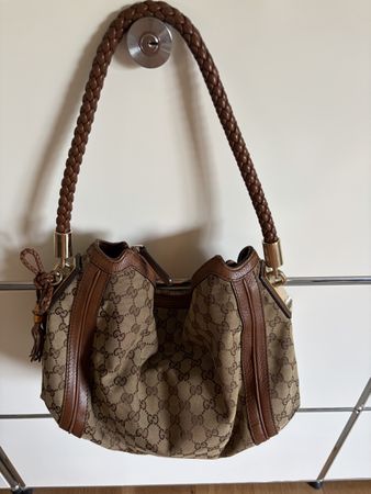 Gucci Canvas Hand/Schultertasche