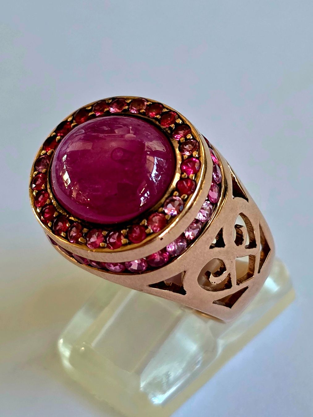 Ringe: Ring mit Rubin und Granaten – Neu (gemäss Beschreibung) aus Zürich von Bieter04 8